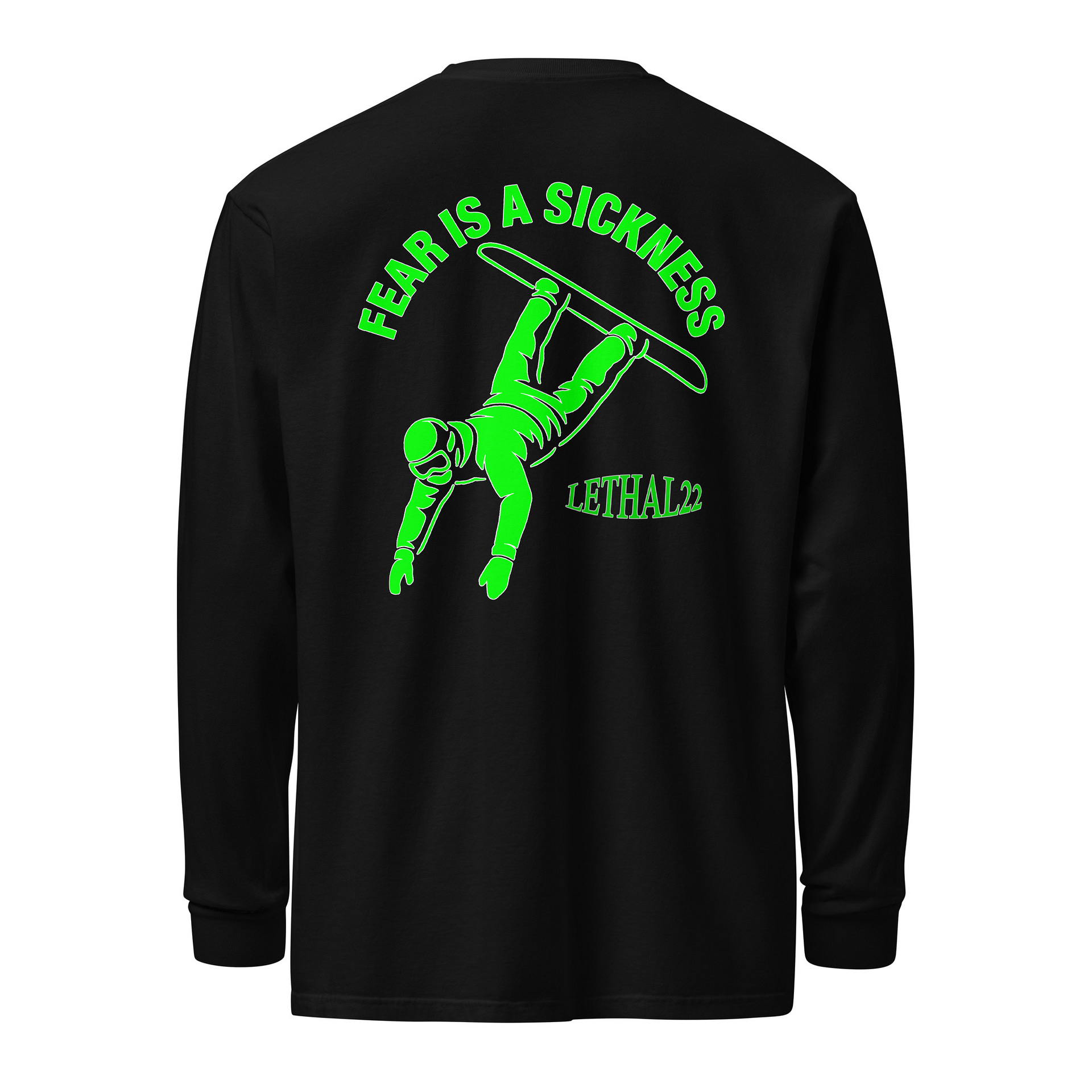 “No Fear Love’s Here” – Fear Is a Sickness Snowboard 🏂 - Image 2