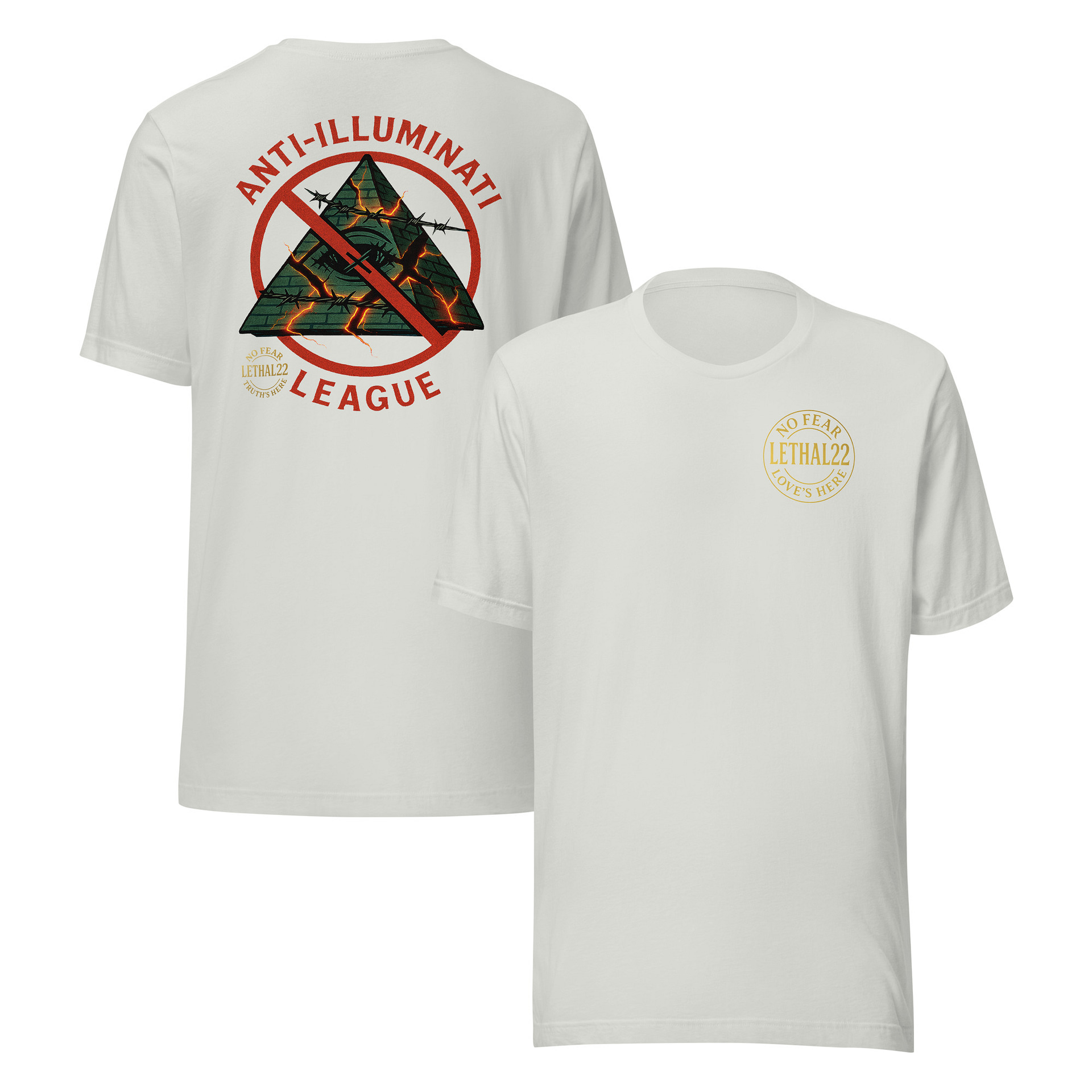 ANTI-ILLUMINATI LEAGUE (front & back) - Image 7