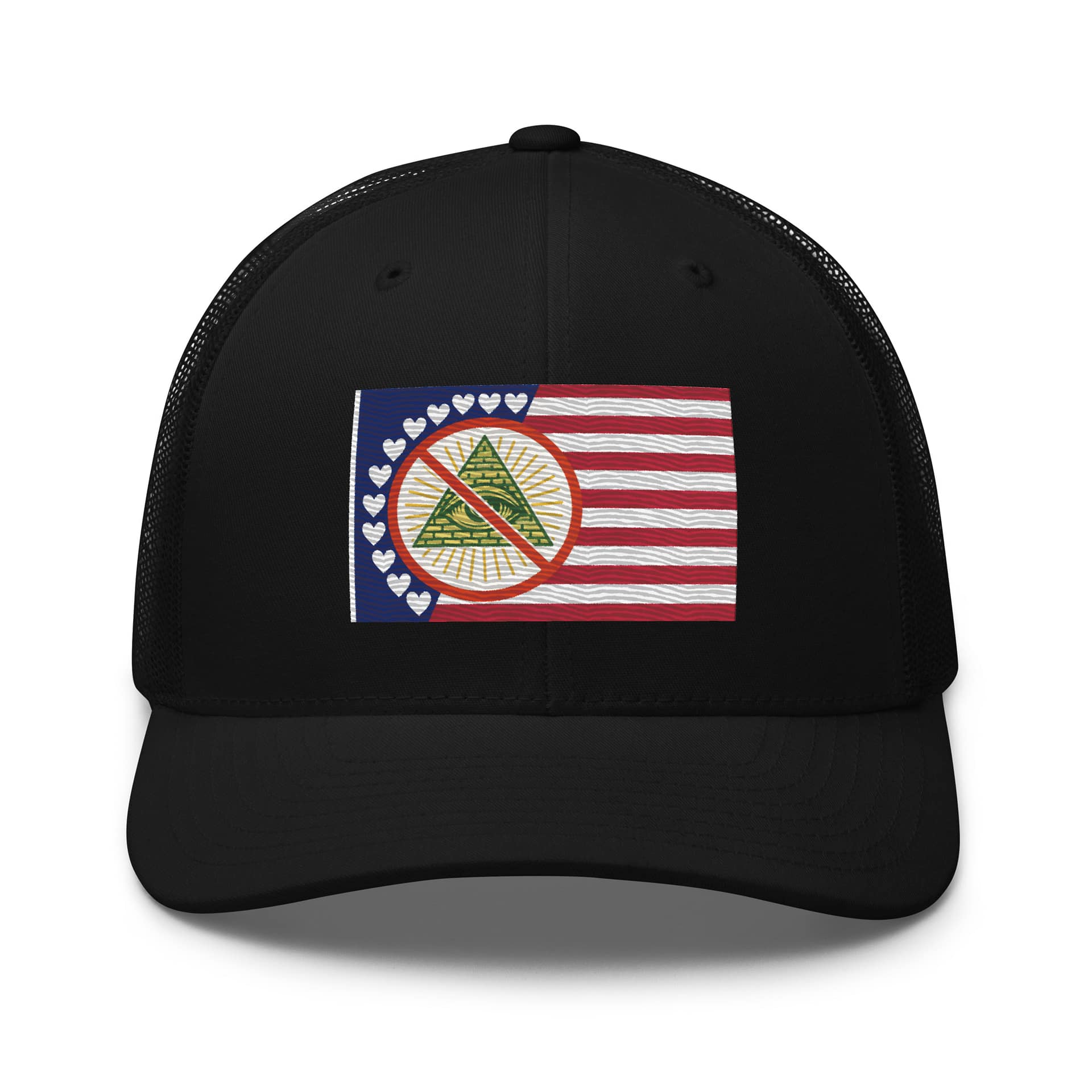 Full Freedom Flag Trucker Hat - Image 8
