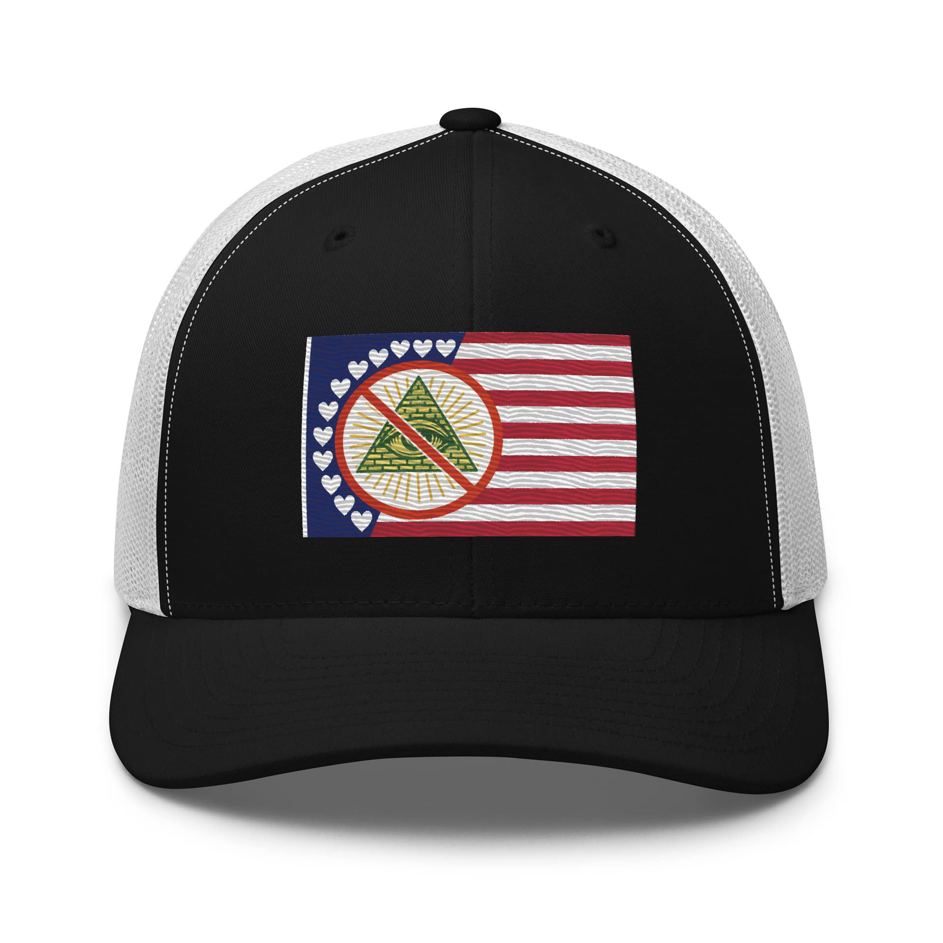 Full Freedom Flag Trucker Hat - Image 7