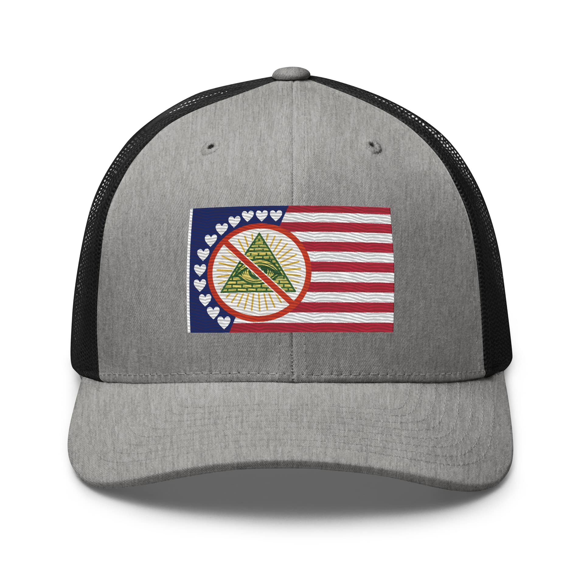 Full Freedom Flag Trucker Hat - Image 3