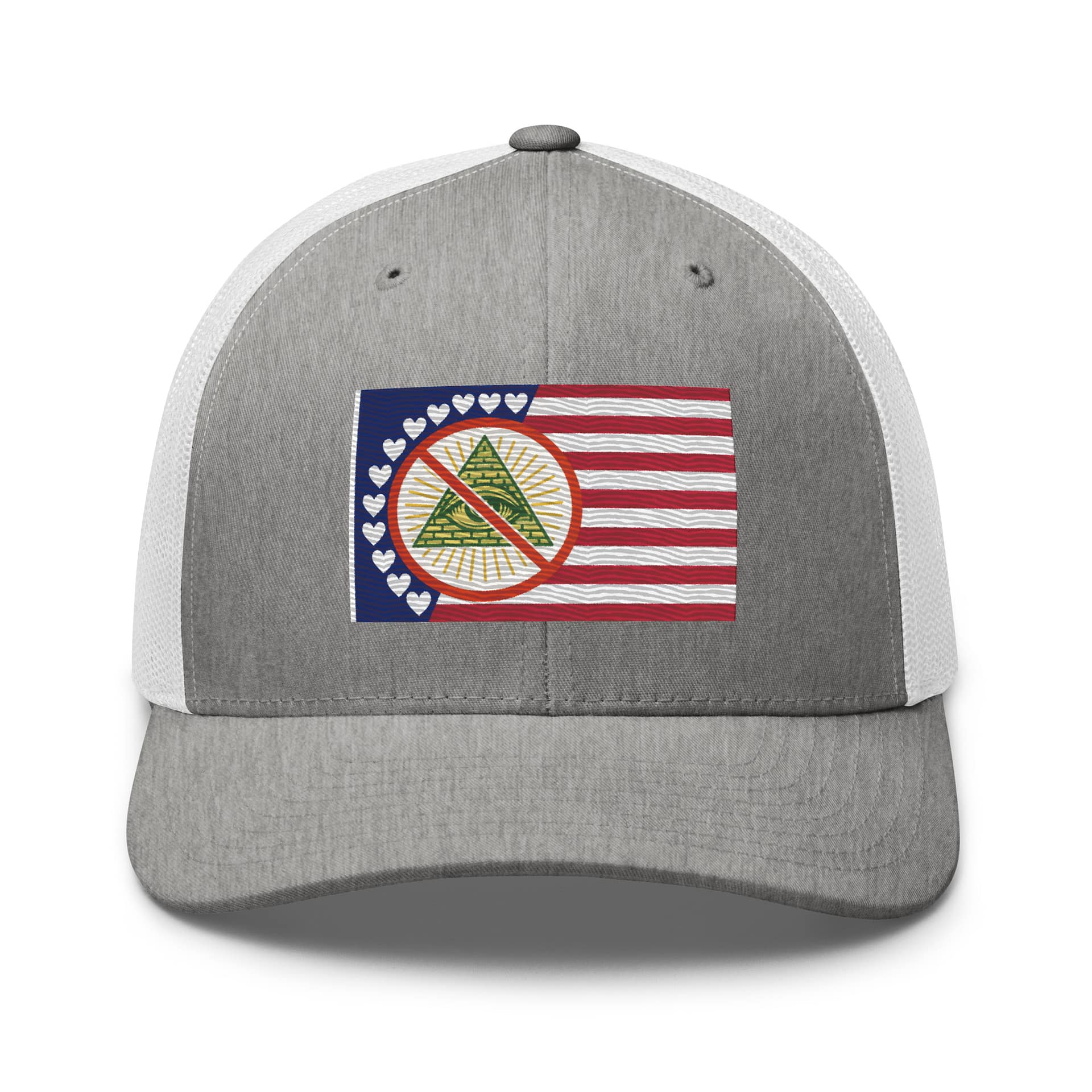 Full Freedom Flag Trucker Hat - Image 4