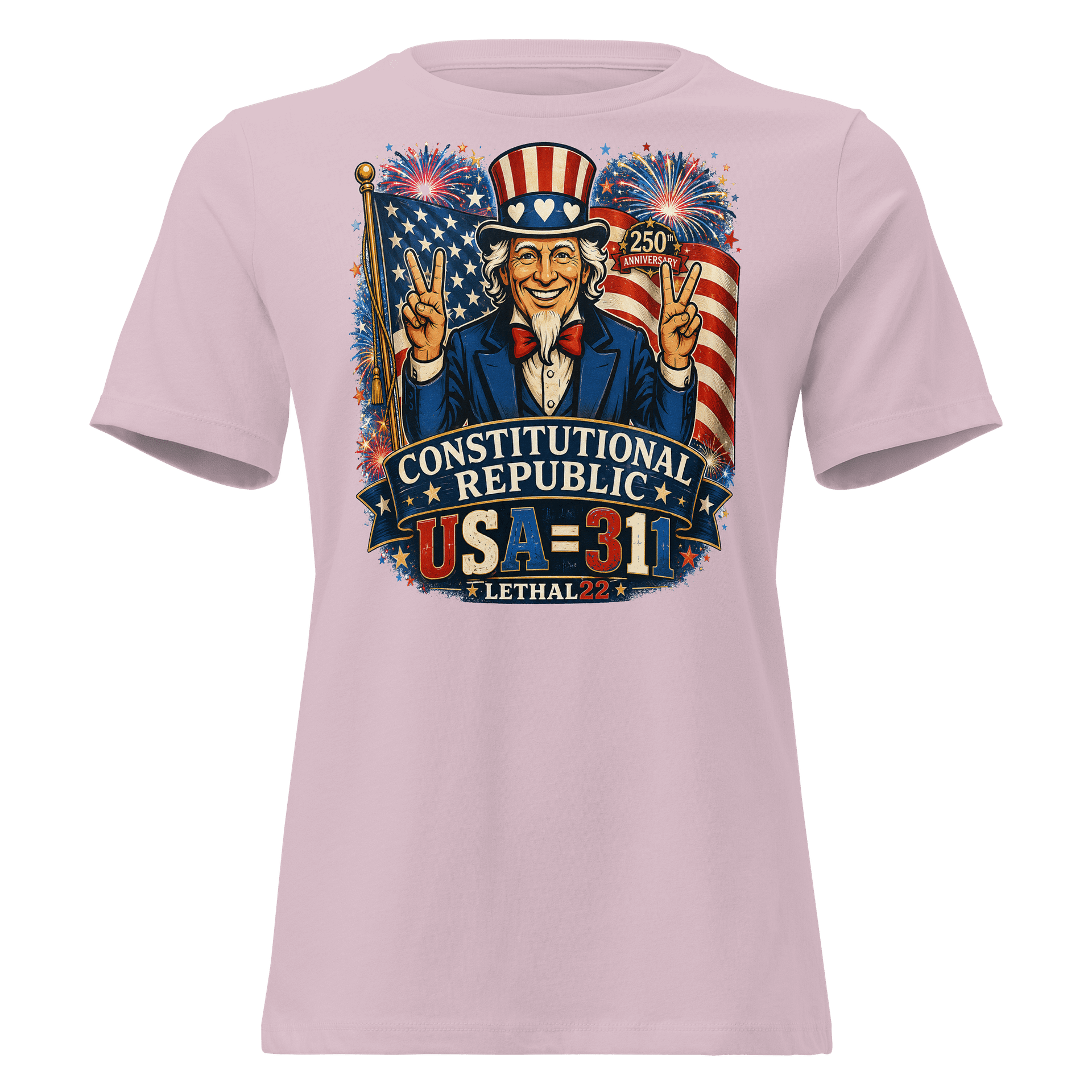 Uncle Sam USA=32=5 - Ladies T
