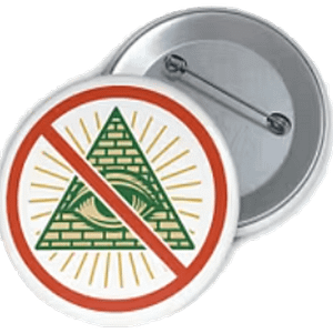 NO EYE ON ME - Button