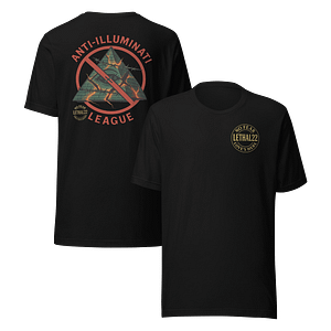 ANTI-ILLUMINATI LEAGUE (front & back)