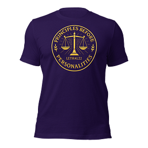 PRINCIPLES BEFORE PERSONALITIES